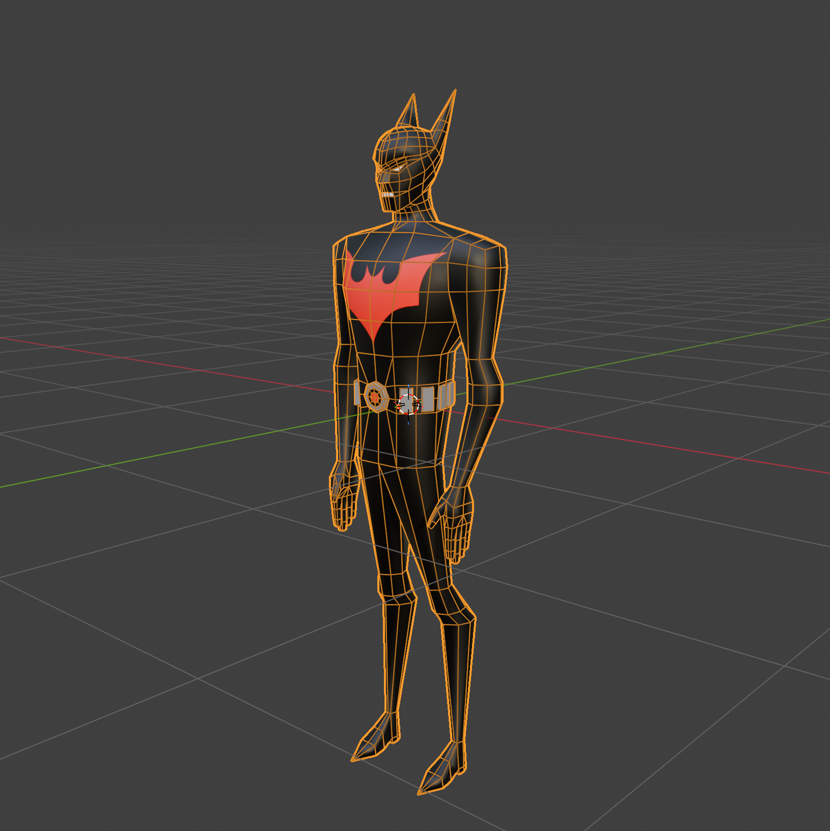 A 3D model of Batman