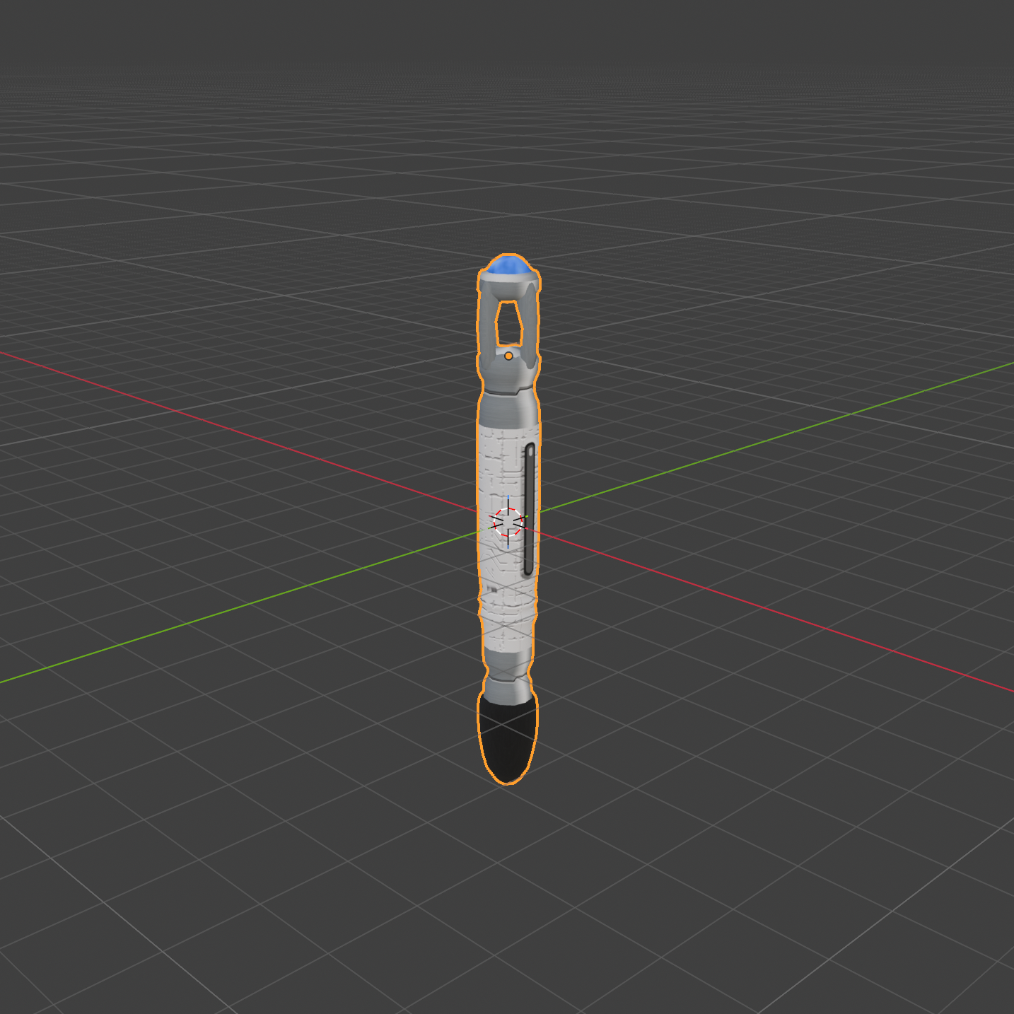 A 3D model of The Doctor's sonic screwdriver from Doctor Who
